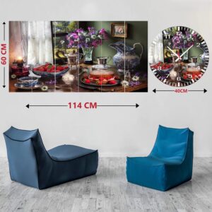 6 Parça Saatli MDF Masa Tasarımı